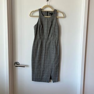 Banana Republic plaid work dress